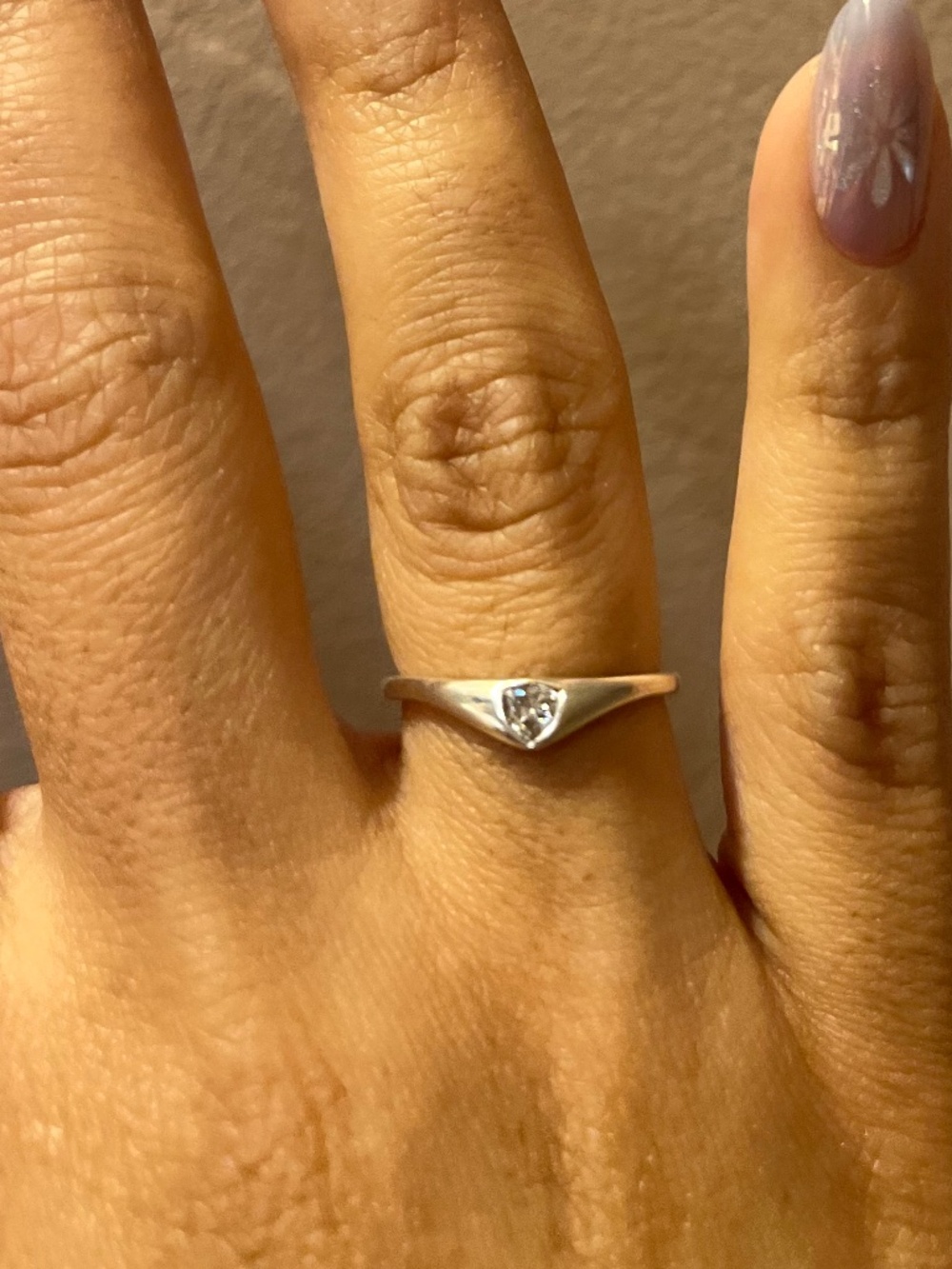 Lab diamond Ring
